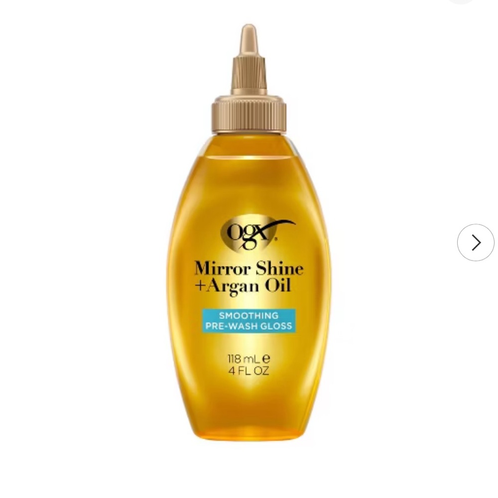 OGX | Mirror Shine + Argan Oil Smoothing Pre-Wash Hair Gloss, 4 fl oz